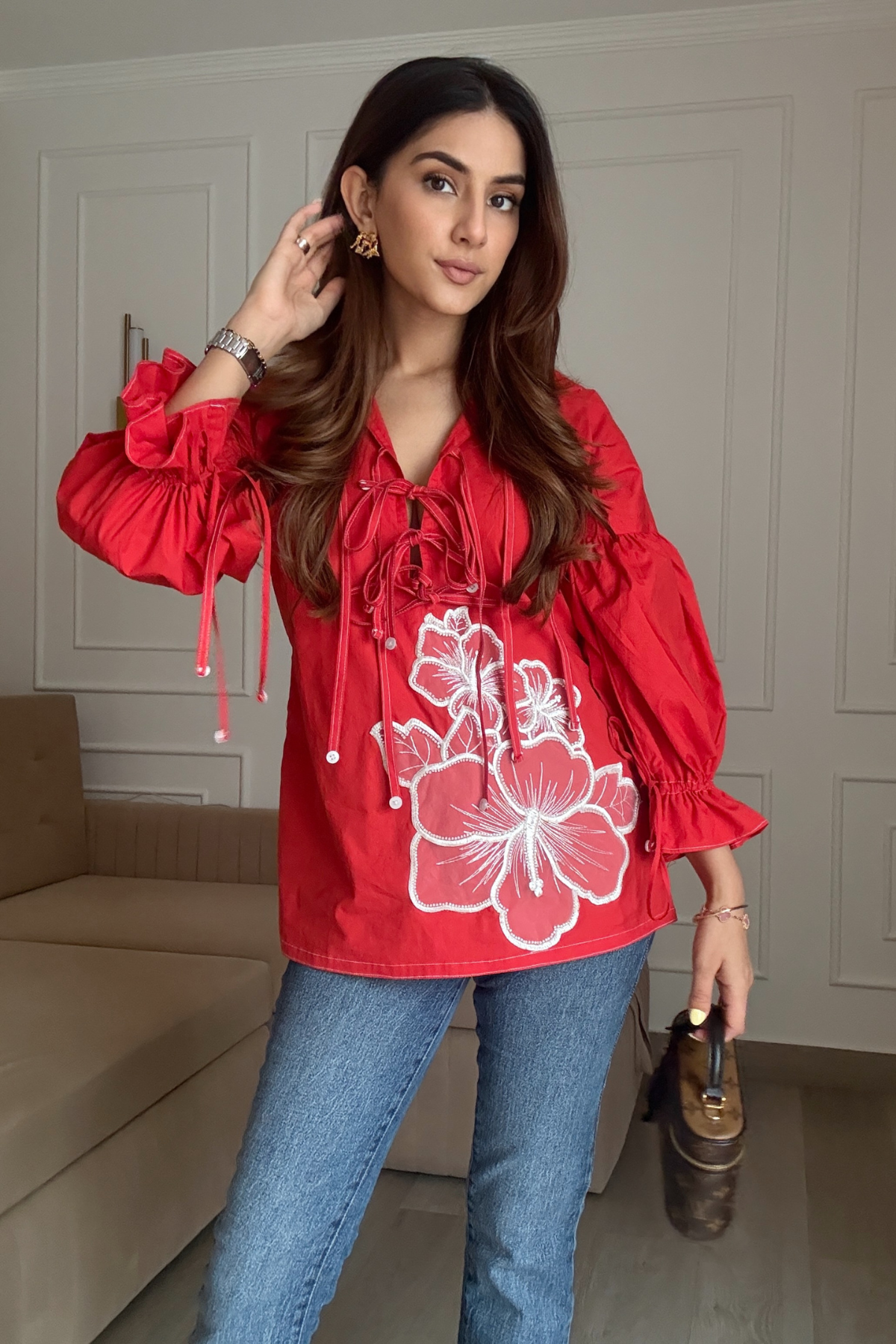 Roman Orange Shirt (Meher Taluja)