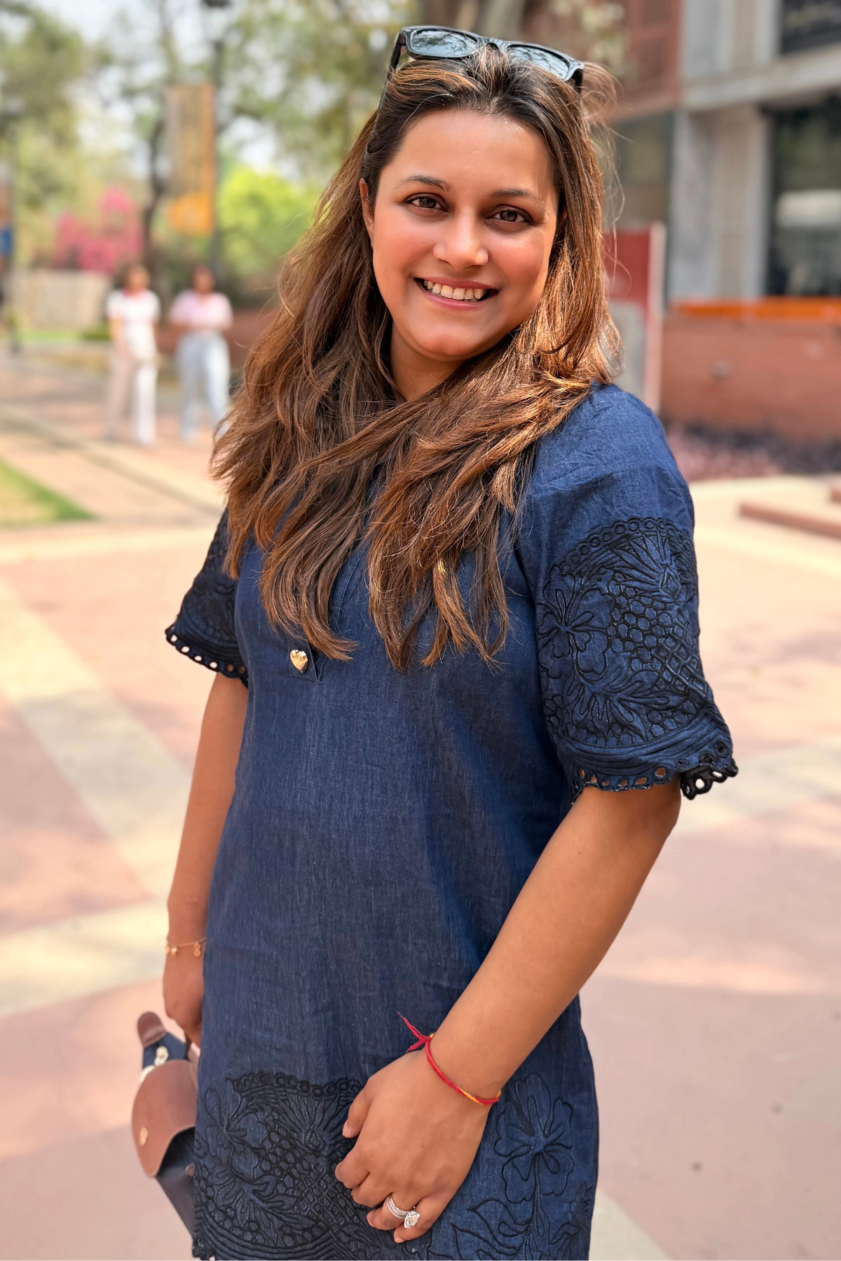 Pineapple Denim Dress